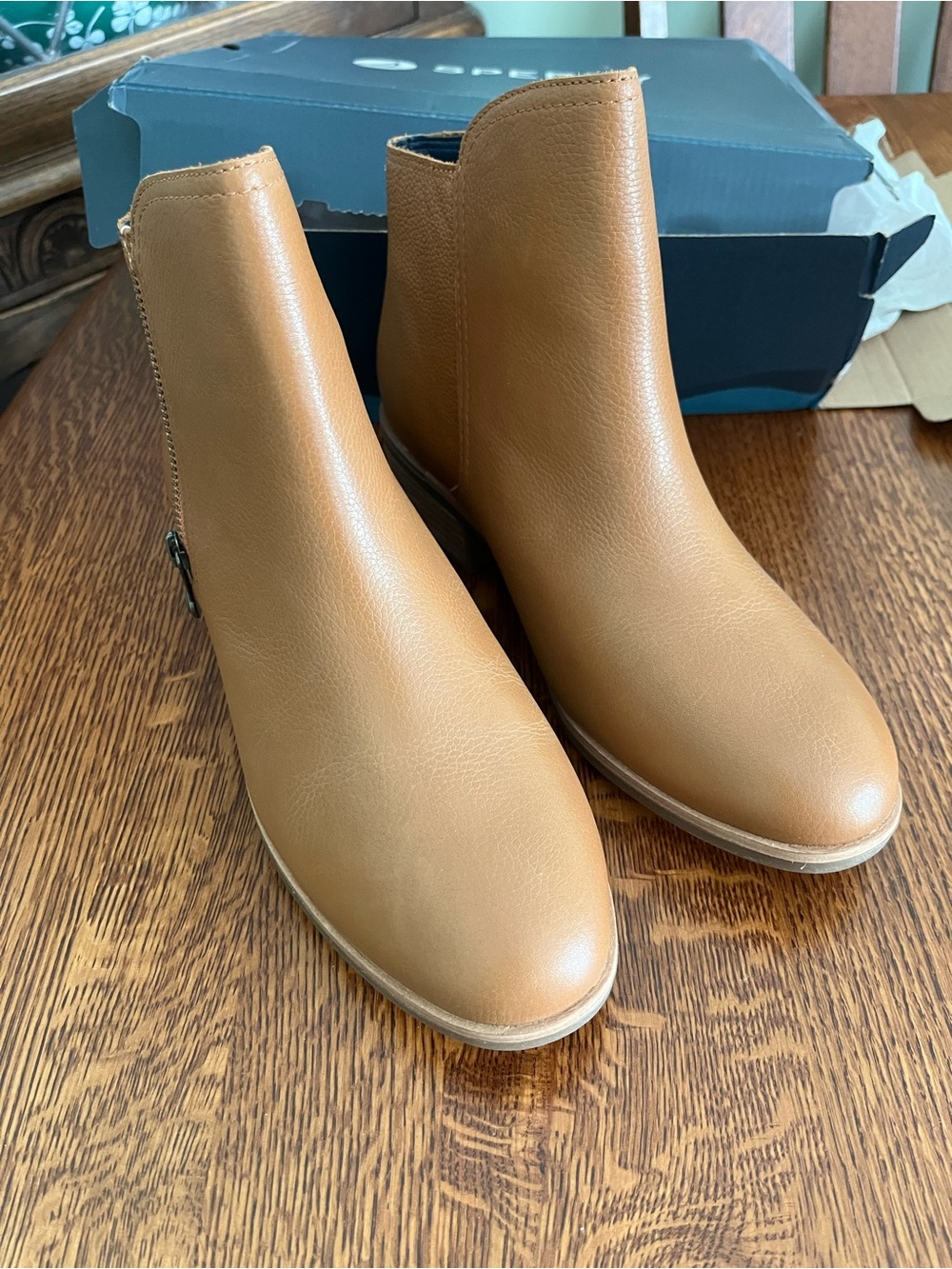 Sperry Tan Ankle Boots Women’s Size 9W